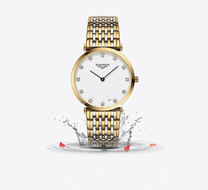 Couple Quartz Luxury stainless steel Watch