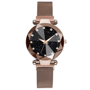 Luxury Starry Sky Stainless Steel Mesh Bracelet Watches