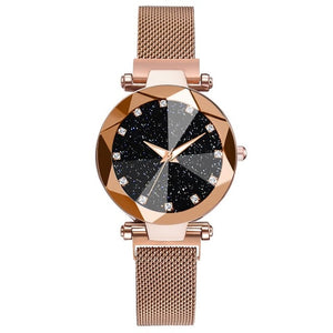 Luxury Starry Sky Stainless Steel Mesh Bracelet Watches